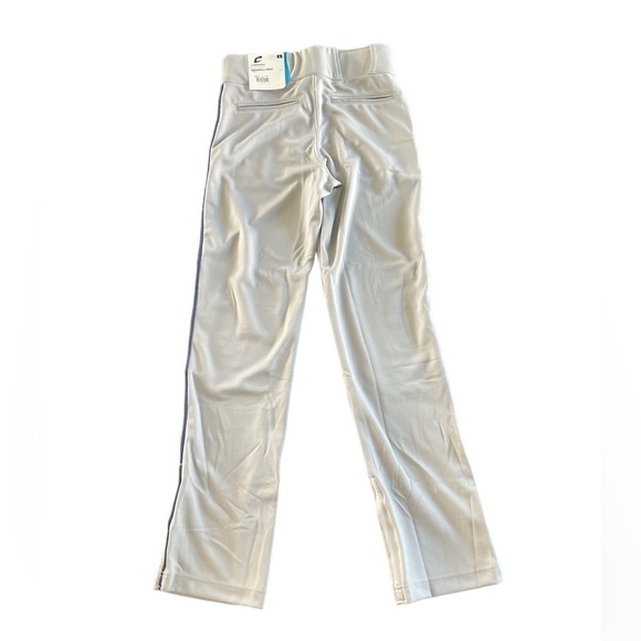 New Champro Youth Large Grey Baseball Pants With Navy Stripe - Picture 6 of 8